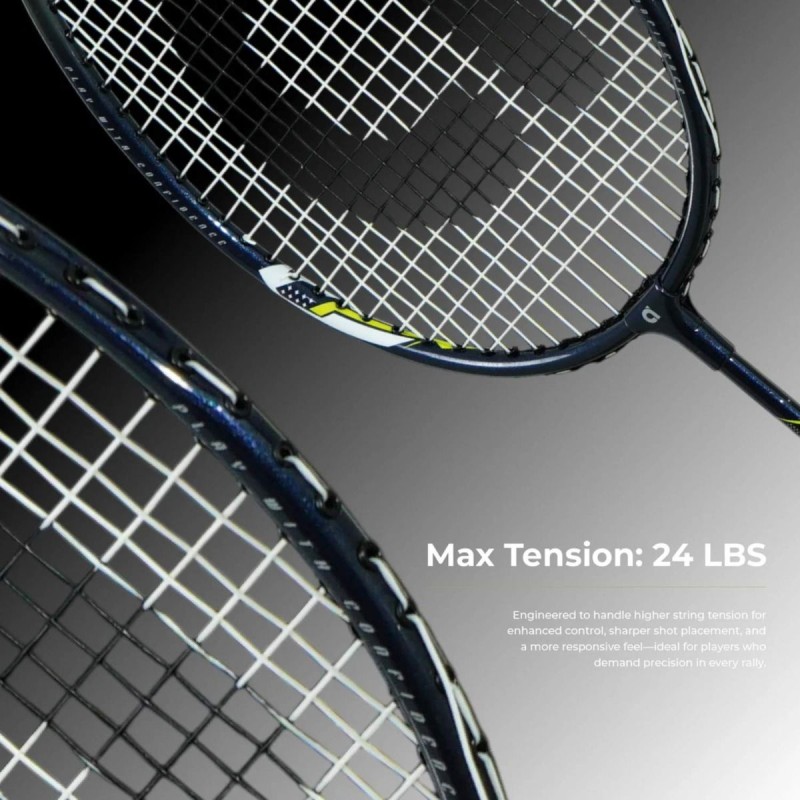 APACS Rally 313 Badminton Racquet (Strung, Navy/Grey) APACS Rally 313 Badminton Racquet (Strung, Navy/Grey)
