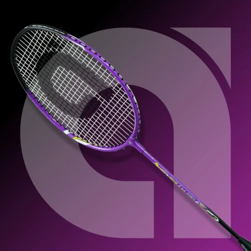 APACS Rally 313 Badminton Racquet (Strung, Purple/Black) APACS Rally 313 Badminton Racquet (Strung, Purple/Black)