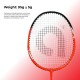APACS Rally 313 Badminton Racquet (Strung, Red/Black) APACS Rally 313 Badminton Racquet (Strung, Red/Black)