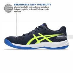 ASICS Upcourt 6 Indoor Shoes (Midnight/Safety Yellow) ASICS Upcourt 6 Indoor Shoes (Midnight/Safety Yellow)
