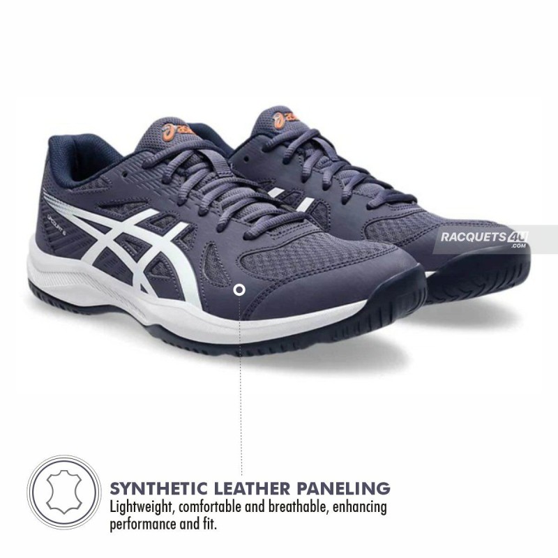 ASICS Upcourt 6 Indoor Shoes (Indigo Fog/White) ASICS Upcourt 6 Indoor Shoes (Indigo Fog/White)