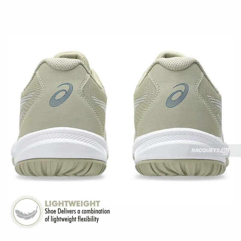 ASICS Upcourt 6 Indoor Shoes (Khaki/White) ASICS Upcourt 6 Indoor Shoes (Khaki/White)