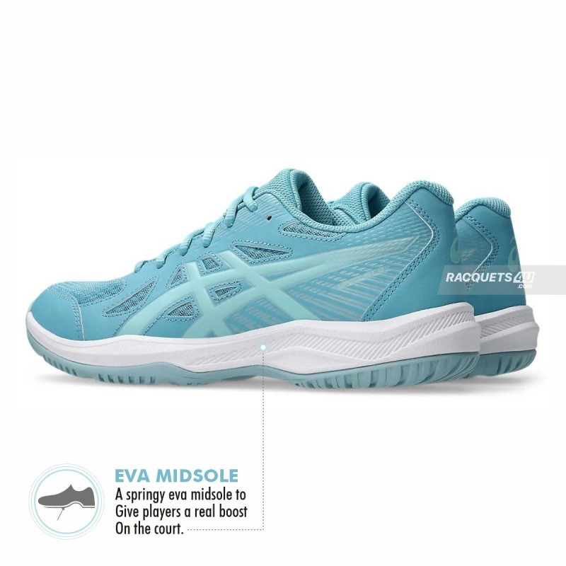 ASICS Upcourt 6 Indoor Shoes (Stillwater/Ocean Decay) ASICS Upcourt 6 Indoor Shoes (Stillwater/Ocean Decay)