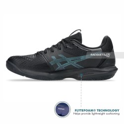 ASICS Solution Speed FF3 Night Tennis Shoes (Black/Prism Blue) ASICS Solution Speed FF3 Night Tennis Shoes (Black/Prism Blue)