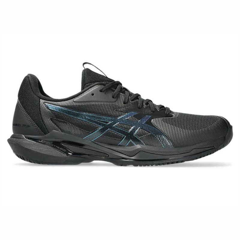 ASICS Solution Speed FF3 Night Tennis Shoes (Black/Prism Blue) ASICS Solution Speed FF3 Night Tennis Shoes (Black/Prism Blue)