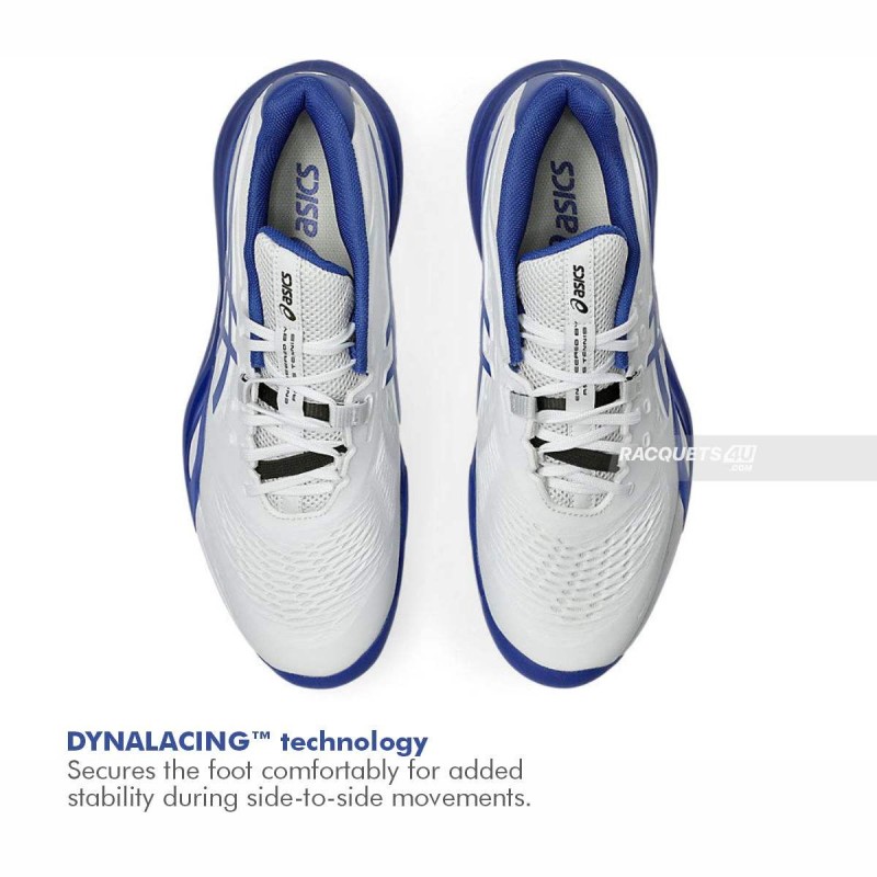 ASICS Gel-Resolution X Tennis Shoes (White/Dark Cobalt) ASICS Gel-Resolution X Tennis Shoes (White/Dark Cobalt)