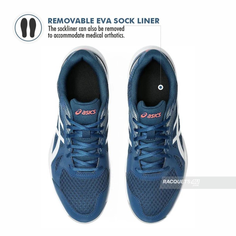 ASICS Upcourt 6 Indoor Shoes (Mako Blue/White)