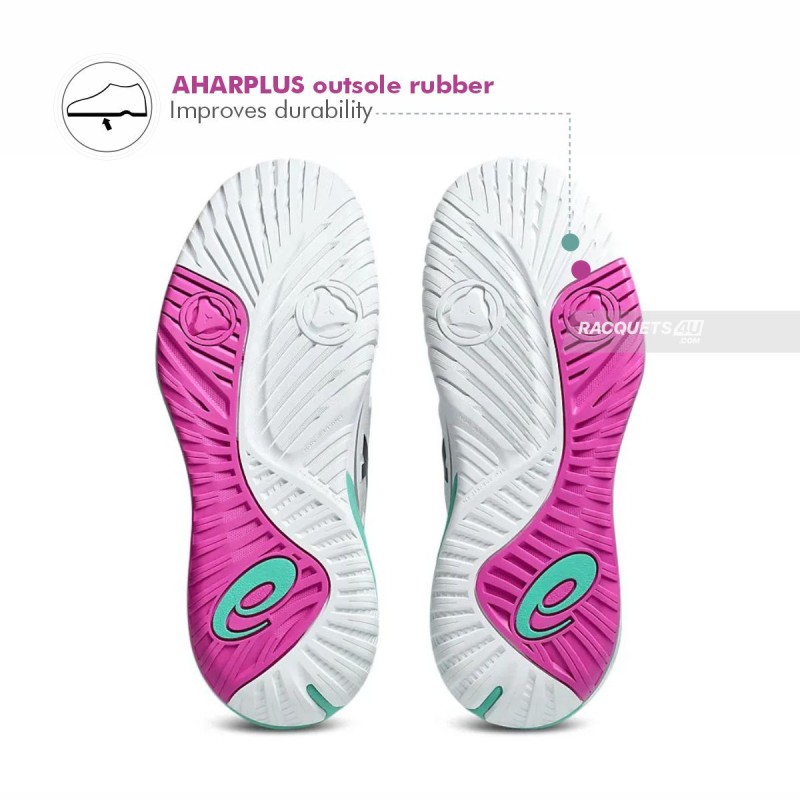 ASICS Gel-Resolution X Tennis Shoes (White/Aurora Green)