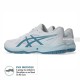ASICS Upcourt 6 Indoor Shoes (White/Saba Blue) ASICS Upcourt 6 Indoor Shoes (White/Saba Blue)