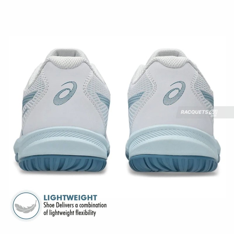ASICS Upcourt 6 Indoor Shoes (White/Saba Blue) ASICS Upcourt 6 Indoor Shoes (White/Saba Blue)