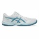 ASICS Upcourt 6 Indoor Shoes (White/Saba Blue) ASICS Upcourt 6 Indoor Shoes (White/Saba Blue)