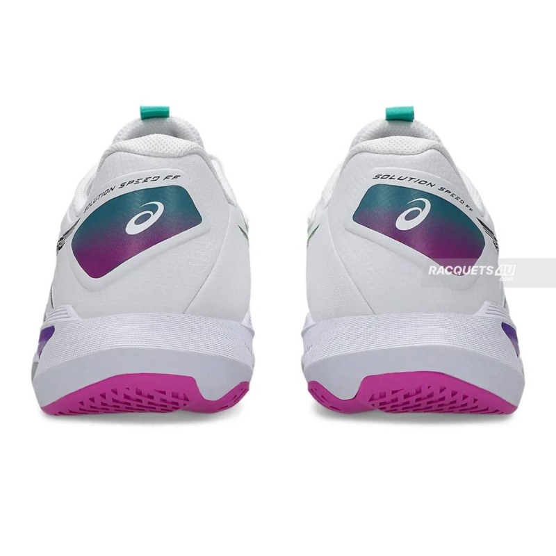 ASICS Solution Speed FF4 Tennis Shoes (White/Digital Sakura)