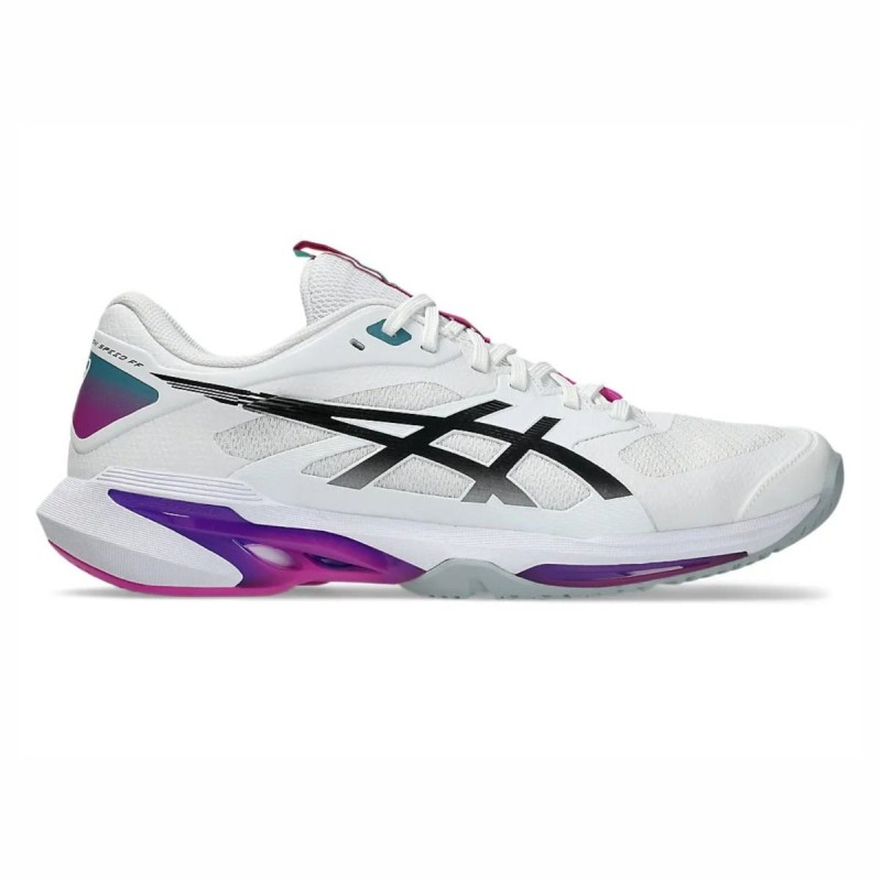 ASICS Solution Speed FF4 Tennis Shoes (White/Digital Sakura)