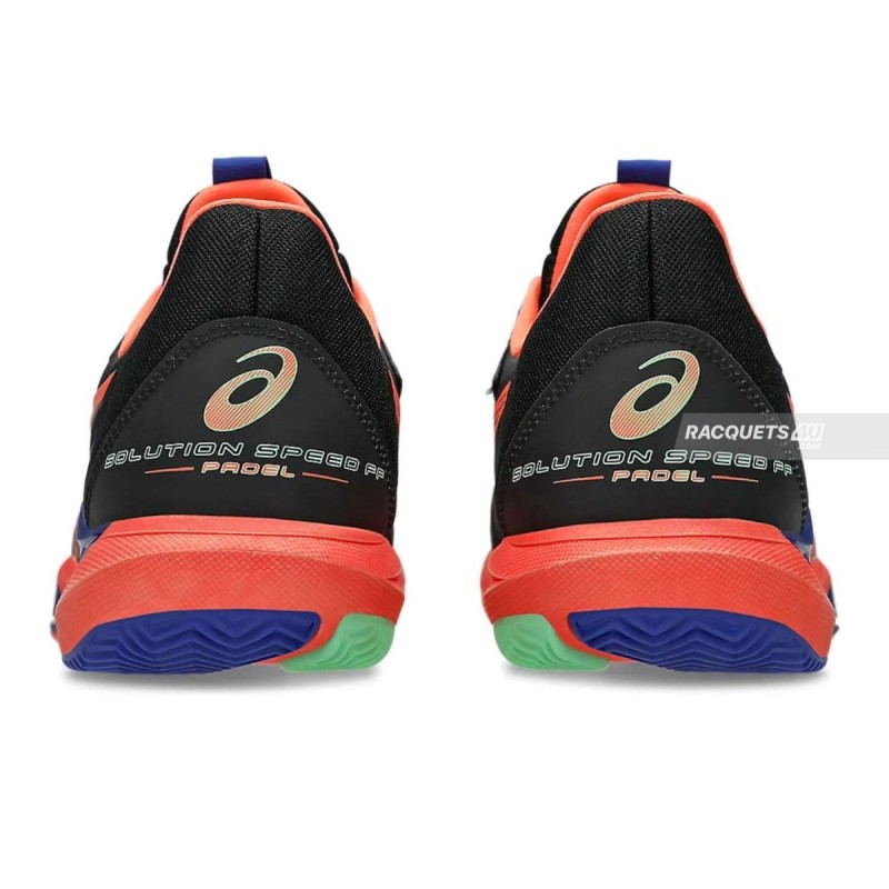 ASICS Solution Speed FF 3 Padel Shoes (Black/Vivid Coral)