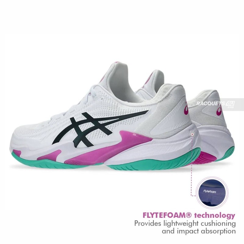 ASICS Court FF 3 Novak Tennis Shoes (White/Digital Sakura)