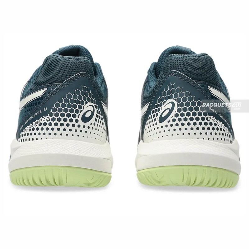 ASICS Gel Dedicate 8 Pickleball Shoes (Tranquil Teal/Cream)