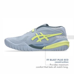 ASICS Gel-Resolution X Tennis Shoes (Grey Blue/Pistachio) ASICS Gel-Resolution X Tennis Shoes (Grey Blue/Pistachio)