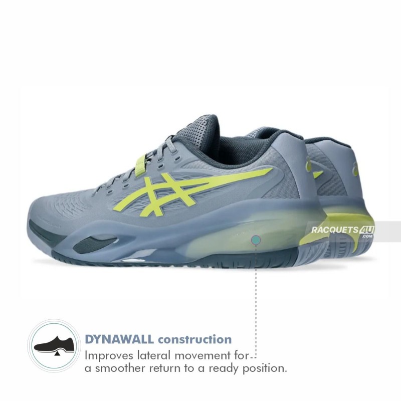 ASICS Gel-Resolution X Tennis Shoes (Grey Blue/Pistachio) ASICS Gel-Resolution X Tennis Shoes (Grey Blue/Pistachio)