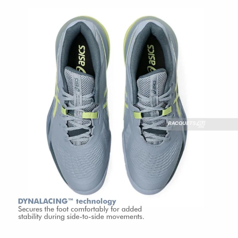 ASICS Gel-Resolution X Tennis Shoes (Grey Blue/Pistachio) ASICS Gel-Resolution X Tennis Shoes (Grey Blue/Pistachio)