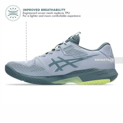 ASICS Solution Speed FF4 Tennis Shoes (Grey Blue/Ironclad) ASICS Solution Speed FF4 Tennis Shoes (Grey Blue/Ironclad)