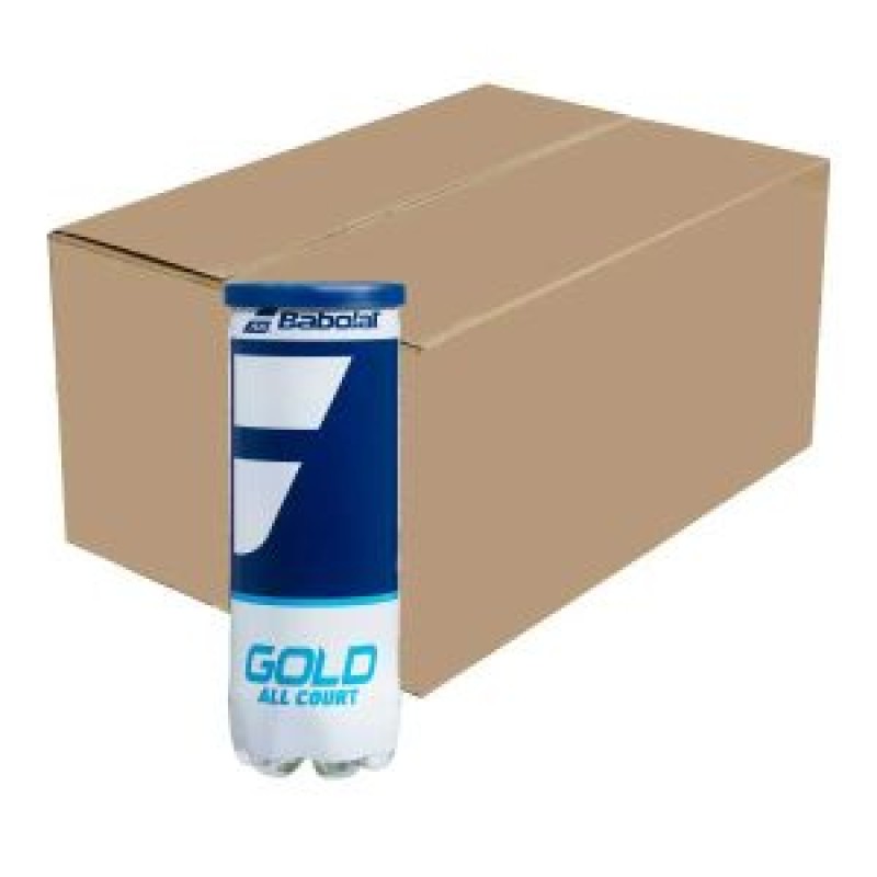 BABOLAT Gold All Court Tennis Ball Carton (72 Balls) BABOLAT Gold All Court Tennis Ball Carton (72 Balls)