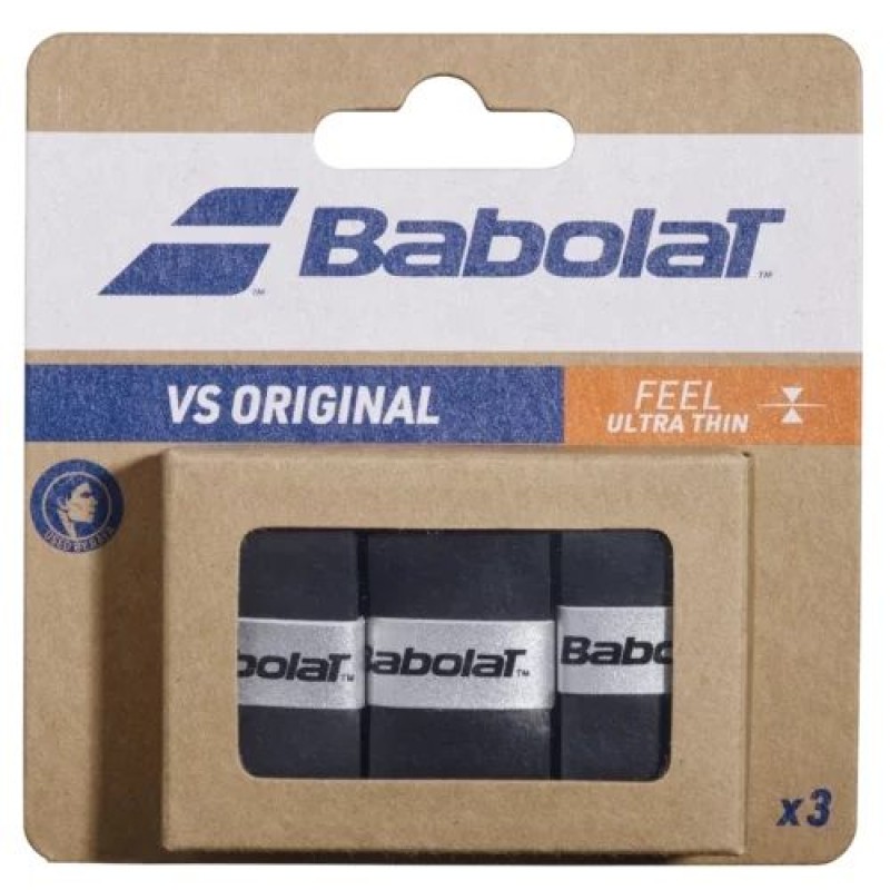 BABOLAT Vs Original Overgrip (3 Grip Pack Black) BABOLAT Vs Original Overgrip (3 Grip Pack Black)