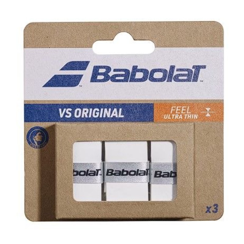 BABOLAT Vs Original Overgrip (3 Grip Pack White) BABOLAT Vs Original Overgrip (3 Grip Pack White)