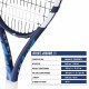 BABOLAT Drive Junior 25 Tennis Racquet (Blue, Strung) BABOLAT Drive Junior 25 Tennis Racquet (Blue, Strung)