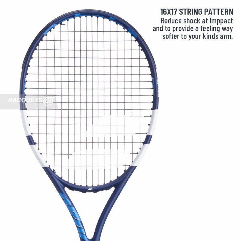 BABOLAT Drive Junior 25 Tennis Racquet (Blue, Strung) BABOLAT Drive Junior 25 Tennis Racquet (Blue, Strung)