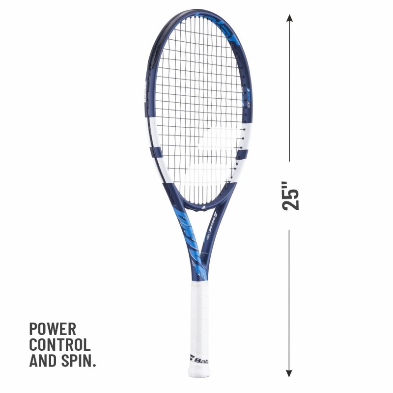 BABOLAT Drive Junior 25 Tennis Racquet (Blue, Strung) BABOLAT Drive Junior 25 Tennis Racquet (Blue, Strung)