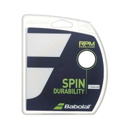 BABOLAT RPM Hurricane Tennis String (White, Cut From Reel, 16 / 1.30mm) BABOLAT RPM Hurricane Tennis String (White, Cut From Reel, 16 / 1.30mm)