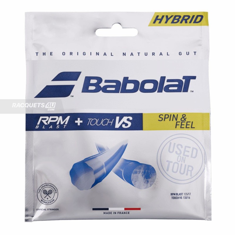 BABOLAT RPM Blast (17 / 1.25mm) + Touch VS (16 / 1.30mm) String Set BABOLAT RPM Blast (17 / 1.25mm) + Touch VS (16 / 1.30mm) String Set