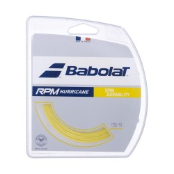 BABOLAT RPM Hurricane Tennis String (Yellow, Cut From Reel, 16 / 1.30mm) BABOLAT RPM Hurricane Tennis String (Yellow, Cut From Reel, 16 / 1.30mm)