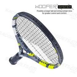 BABOLAT EVO Aero Tennis Racquet (Grey/Yellow, Unstrung)