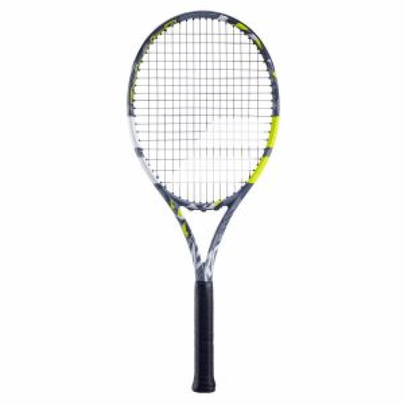 BABOLAT EVO Aero Tennis Racquet (Grey/Yellow, Unstrung) BABOLAT EVO Aero Tennis Racquet (Grey/Yellow, Unstrung)