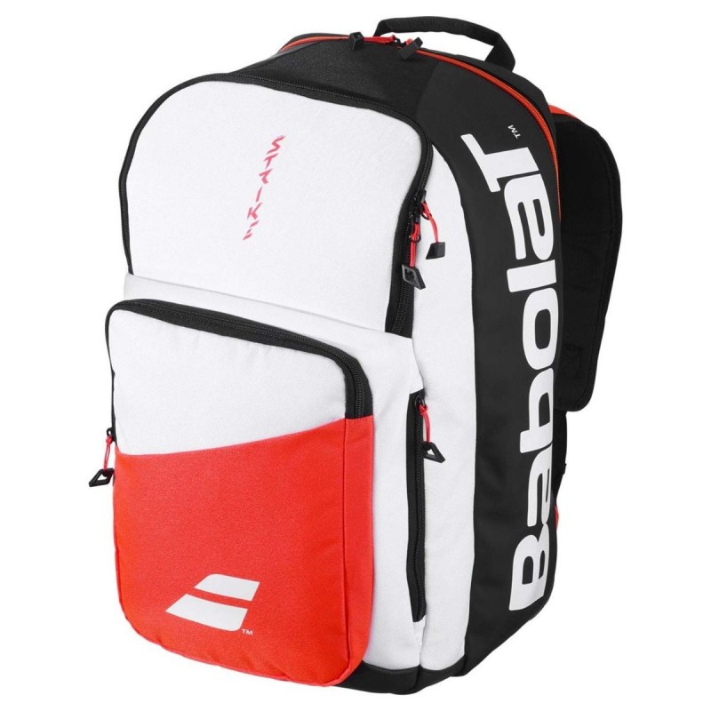 BABOLAT Pure Strike 4th Gen Backpack (White/Black/Red) BABOLAT Pure Strike 4th Gen Backpack (White/Black/Red)