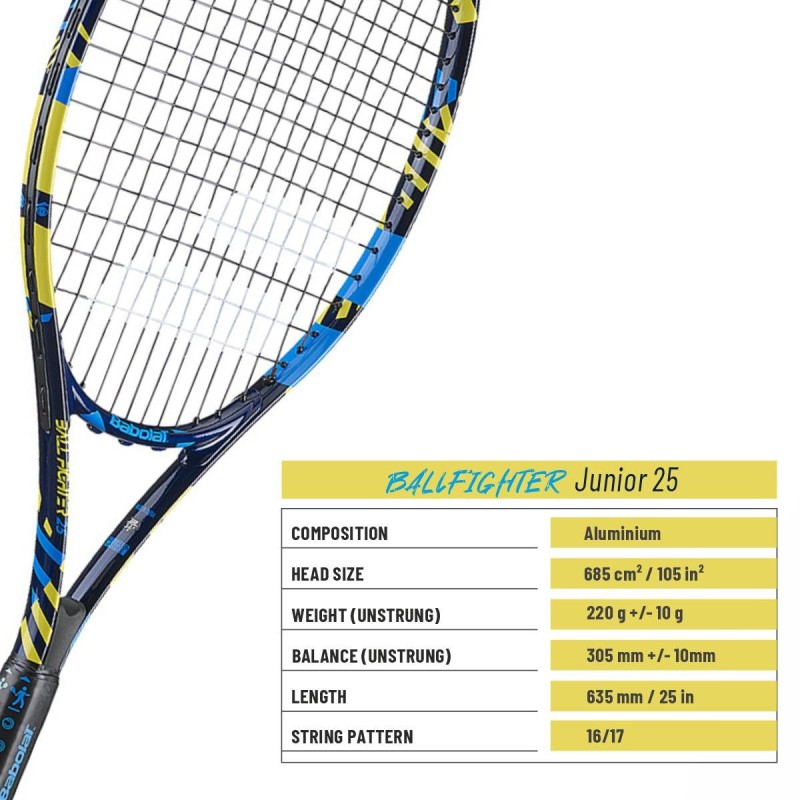 BABOLAT Ballfighter Junior 25 Tennis Racquet (Strung) BABOLAT Ballfighter Junior 25 Tennis Racquet (Strung)