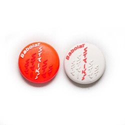 BABOLAT Strike Damp Tennis Dampener (Red White) BABOLAT Strike Damp Tennis Dampener (Red White)