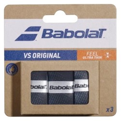 BABOLAT Vs Original Overgrip (3 Grip Pack Black/Blue) BABOLAT Vs Original Overgrip (3 Grip Pack Black/Blue)