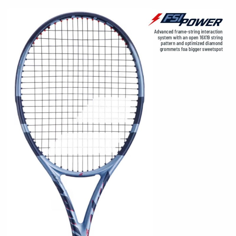 BABOLAT Pure Drive 98 Gen 11 Tennis Racquet (Unstrung, Metallic Blue) BABOLAT Pure Drive 98 Gen 11 Tennis Racquet (Unstrung, Metallic Blue)