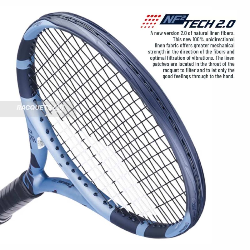 BABOLAT Pure Drive Gen 11 Tennis Racquet (Unstrung, Metallic Blue)