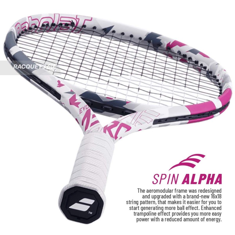 BABOLAT Evo Aero Tennis Racquet (Pink, Unstrung) BABOLAT Evo Aero Tennis Racquet (Pink, Unstrung)