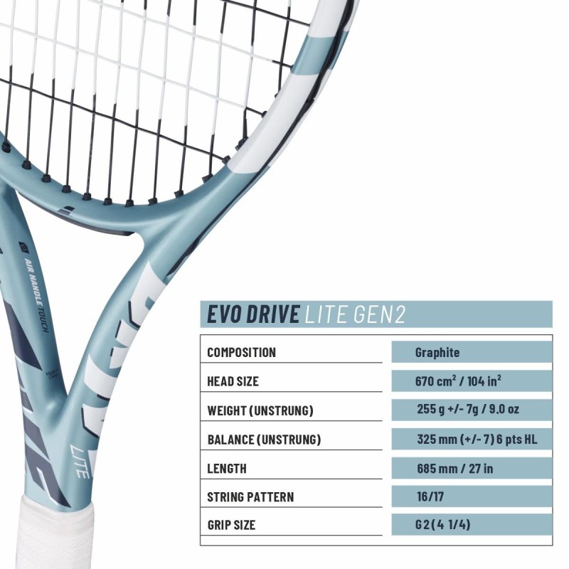 BABOLAT EVO Drive Lite Gen 2 Tennis Racquet (Unstrung) BABOLAT EVO Drive Lite Gen 2 Tennis Racquet (Unstrung)