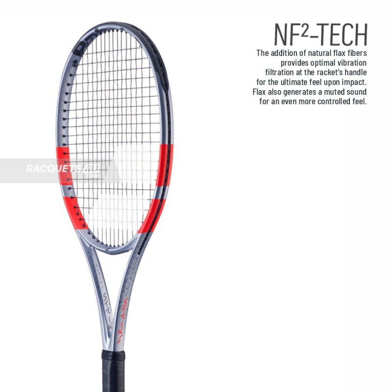 BABOLAT Pure Strike 98 16x19 4th Gen Tennis Racquet (Grey/Flue Red, Unstrung) BABOLAT Pure Strike 98 16x19 4th Gen Tennis Racquet (Grey/Flue Red, Unstrung)