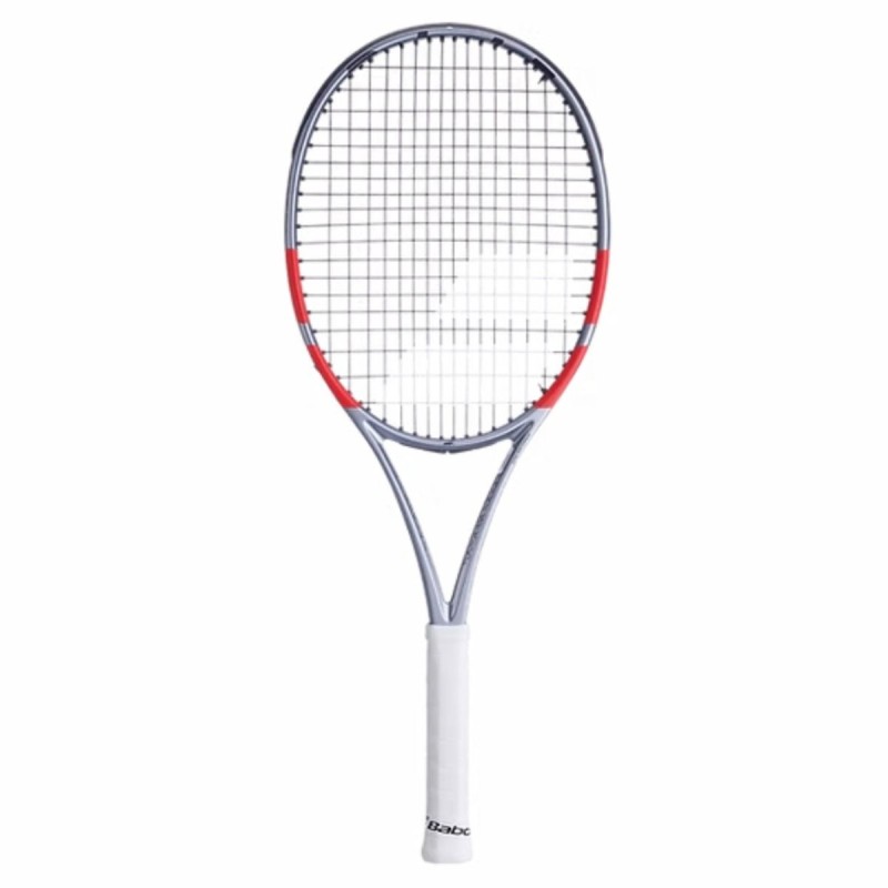 BABOLAT Pure Strike 100 4th Gen Tennis Racquet (Grey/Flue Red, Unstrung) BABOLAT Pure Strike 100 4th Gen Tennis Racquet (Grey/Flue Red, Unstrung)