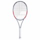 BABOLAT Pure Strike 100 4th Gen Tennis Racquet (Grey/Flue Red, Unstrung) BABOLAT Pure Strike 100 4th Gen Tennis Racquet (Grey/Flue Red, Unstrung)