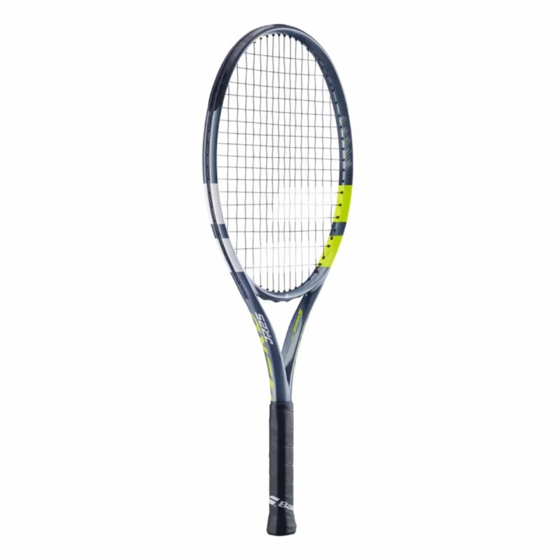 BABOLAT Aero Junior 25 Tennis Racquet (Grey/Flue/Yellow, Strung) BABOLAT Aero Junior 25 Tennis Racquet (Grey/Flue/Yellow, Strung)