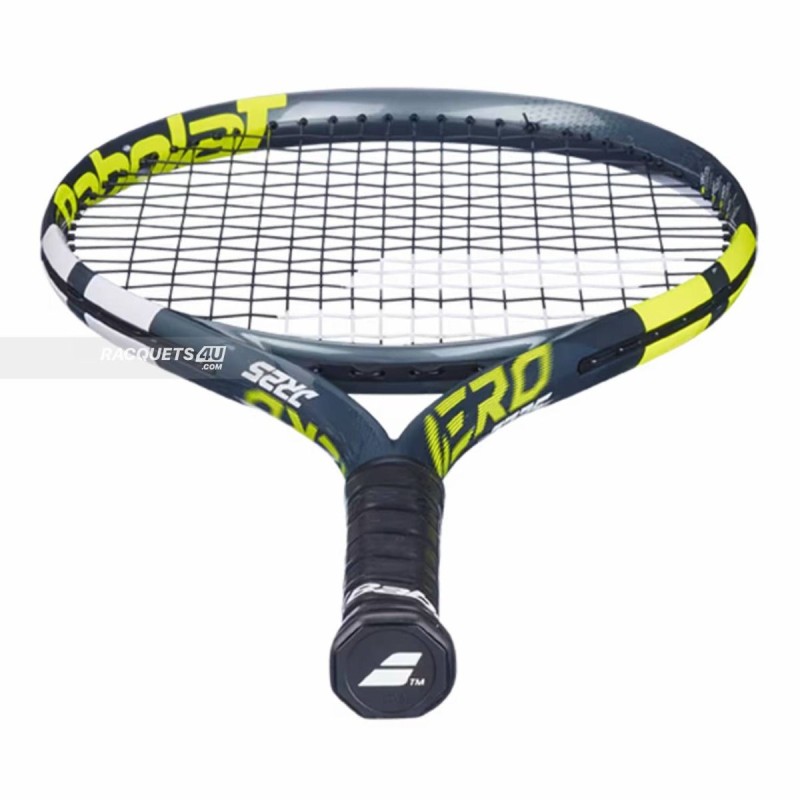 BABOLAT Aero Junior 25 Tennis Racquet (Grey/Flue/Yellow, Strung) BABOLAT Aero Junior 25 Tennis Racquet (Grey/Flue/Yellow, Strung)