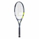 BABOLAT Aero Junior 26 Tennis Racquet (Grey/Flue/Yellow, Strung) BABOLAT Aero Junior 26 Tennis Racquet (Grey/Flue/Yellow, Strung)