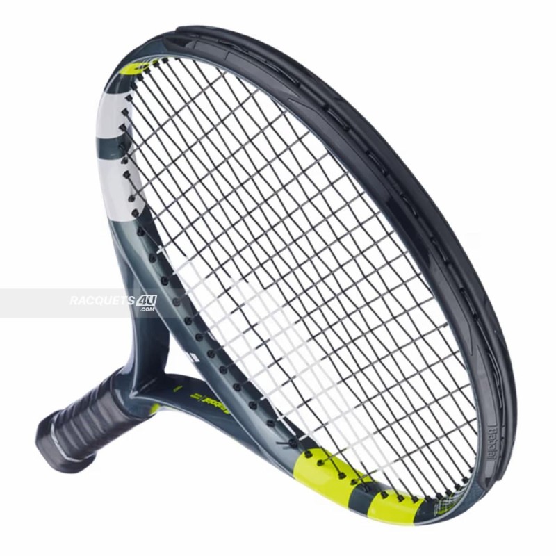 BABOLAT Aero Junior 26 Tennis Racquet (Grey/Flue/Yellow, Strung) BABOLAT Aero Junior 26 Tennis Racquet (Grey/Flue/Yellow, Strung)